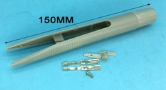 Four Wire (Kelvin) Test Clips Tweezers with BNC/banana plug for LCR Meters