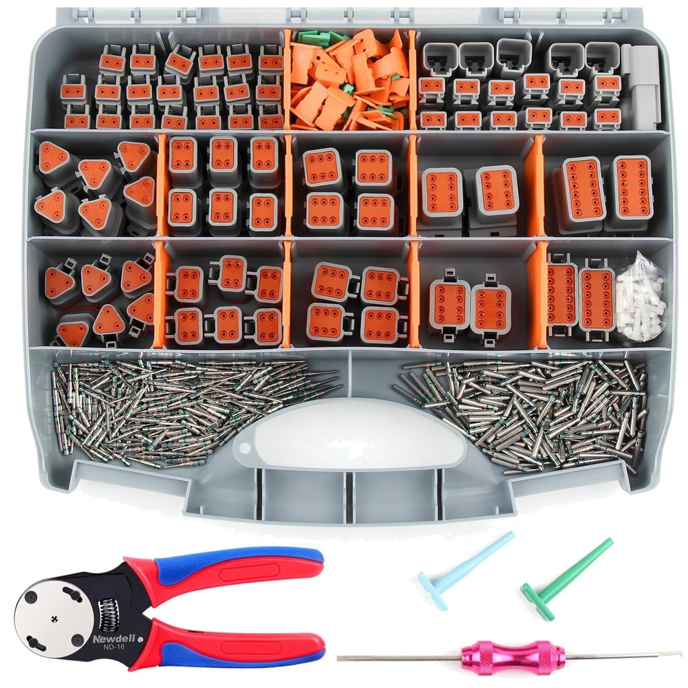 Connector Kit + Crimper Tool – 504 Pcs