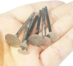 7 Pcs T Shape Diamond Cutting Burr, 1/8” Shank Diamond Burs Stone Carving Se…