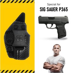 Kydex IWB Holster for Sig Sauer P365 Concealed Carry – by Houston – Lined Ins…
