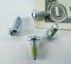 350 #6-32 x 3/8 Pan Head Phillips Machine Screws, with Nylok Thread Lock Patch
