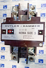 NEW Cutler-Hammer C10GN2A Size 5 Magnetic Contactor 2 Pole 270 AMP NO COIL