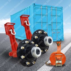 New upgrade superior Shipping Container Wheels/8x 6.5 Lug/Container mobile Kits
