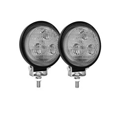 Raycharm Off-Road 3.5″ Round LED Work Light, 6000K Cool-White Flood Beam Fog …