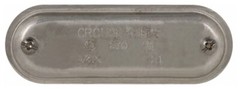 Crouse-Hinds 670-SA, RIGID CONDUIT BODY COVER, 2 WDGNUT AL FORM 7 CVR