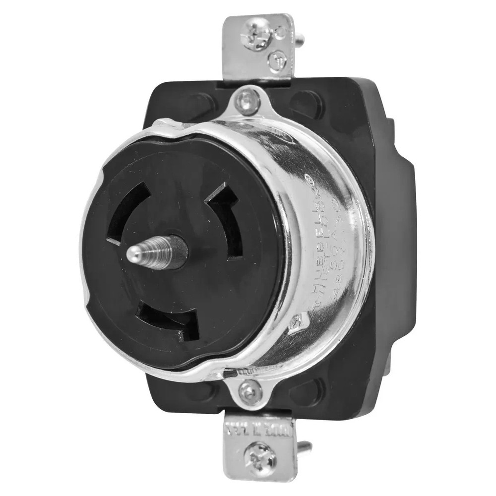 Hubbell CS8169 50A 3Phase 480V 3Pole 4Wire Grounding Non-NEMA Locking Receptacle