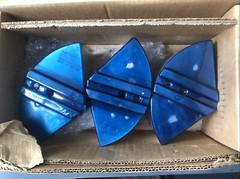Dillon Hard Lathe Aluminum Chuck Jaw: Full Grip KW8FG 1.5MM X 60º