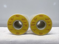24 AWG Gauge Stranded Hook Up Wire 2 Rolls White 75 ft ea Roll B20