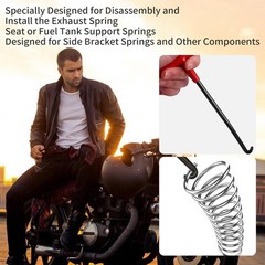 2 Pcs Exhaust Spring Puller Tool,T Shaped Handle Exhaust Pipe Spring Puller,E…