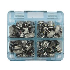 20Types Dental Orthodontic Buccal Tubes 1st 2nd Molar Bracket Bondable Roth MBT