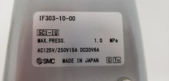 SMC IF303-10-00 FLOW SWITCH, 125/250 VAC, 15A, DC30V6A, 1 MPA, NIB