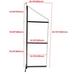 Shipping Container Shelving Shelf Bracket Black Steel Universal Pack of 4