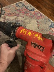 Hilti TE72 Heavy Duty 7.5A Rotary Hammer Drill W/Hilti 2″ Core Bit