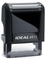 NON MACHINABLE DO NOT BEND – Ideal 4911 Self Inking Rubber Stamp – RED INK