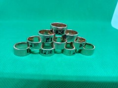 PACK OF 10 – 1/2″ PEX Copper Crimp Rings by Sioux Chief, ASTM/CSA, 649X2