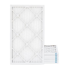 12x24x1 MERV 8 Pleated AC Furnace Air Filters. 6 Pack. Made in USA