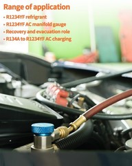 R1234YF Adapter Quick Coupler Conversion Kit for AC Charging