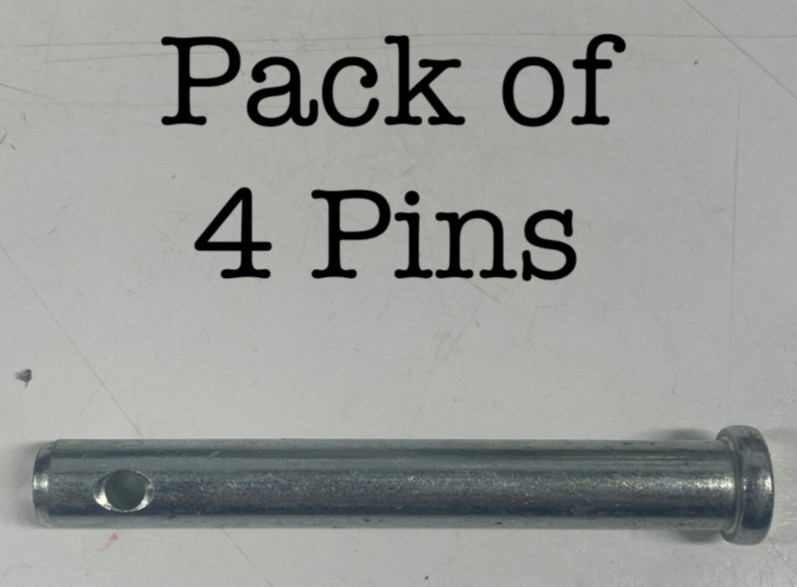 3/8″ x 2 7/8″ CLEVIS PINS 4-PACK Zinc Plated FREE SHIPPING