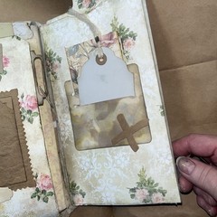 Handmade Junk Journal Folio Loaded with Flaps and Flips Working Lock And Keys