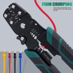 /Wire Crimper Tool with Stripper Cutter,Multifunctional Crimping Pliers T