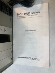 Contemporary Controls Model MODHUB-16, 16-port powered card cage Arcnet Fiber