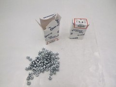 2 Boxes Of 100 Ea Hi-Line 42D #8-32 Acorn KEP Nut Zinc Plated
