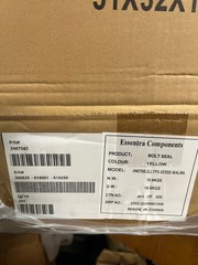 250 Pack Essentra Components Container Bolt Seal Yellow 2487040