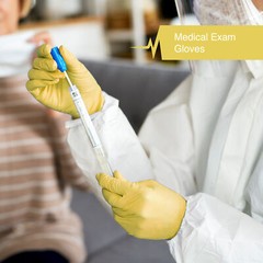 Fifth Pulse Nitrile Exam Latex Free & Powder Free Gloves – Yellow – 50 pk (Sm)