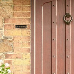 Brass No Soliciting Thank You Sign 5″ Solid Brass Wall Plaque No Soliciting…