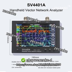 SV4401A 50KHz-4.4GHz VNA Vector Network Analyzer 100DB Dynamic 7 Inch Touch LCD#