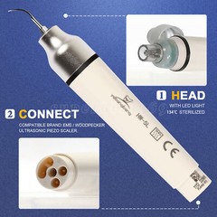 HW-5L Dental Ultrasonic Piezo Saler Handpiece For WOODPECKER EMS with LED Light