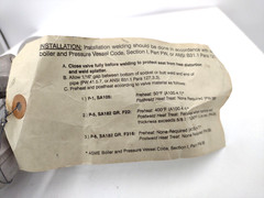* Conval ClampSeal 0.75-12G2-SA182 3/4″ Y Globe Valve Series 1500 1120F