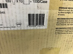(QTY 1000) VWR International CertiClean 40101-148 Class 10 Latex Gloves, Size M