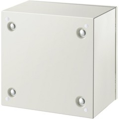 12x12x8in IP66 Steel Box NEMA 4X Enclosure with Detachable Mounting Plate