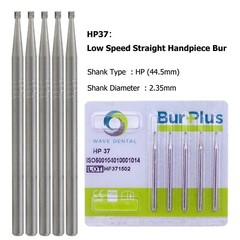 US Wave Dental Carbide Surgical Burs For Low Speed Straight Handpiece HP 44.5mm
