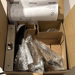 Falcon Passage Mortise Lock Satin MA101 SG 626 RH Chrome S77801 A8737-1