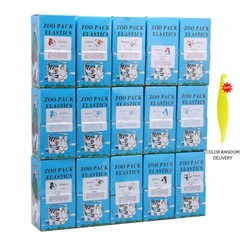 5000 Pcs Dental Orthodontic Elastics Braces Rubber Bands 3.5/5.0/6.5 OZ Zoo Pack