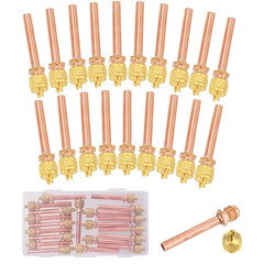 20PCS HVAC Service Access Valves, 1/4” SAE X 1/4” OD X 2.5” Stem