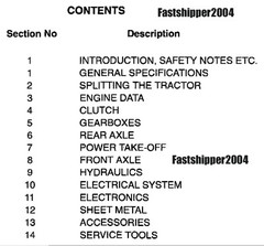 Massey Ferguson Tractors Service Manual Repair 265S 270 271 275 281 283 285S 290