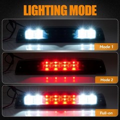 3rd Brake Light LED for 1994-2001 Dodge Ram 1500, High Mount Rear Brake Lights