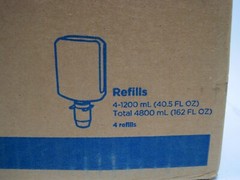 Pacific Blue Ultra 1200 mL Soap Manual Dispenser Refill, 4 Bottles (GPT43714)