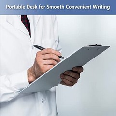 Metal Clipboard Case with Storage Box Self Locking A4 Paper Holder Aluminum