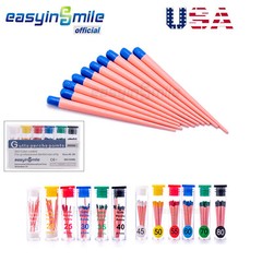 60/120pcs Dental Gutta Percha Points Full Taper 0.02/0.04/0.06 Size 15-40 45-80