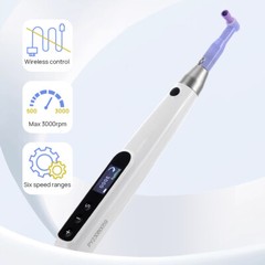 Dental Wireless Electric Hygiene Prophy Handpiece +2Pcs Universal Prophy Angles