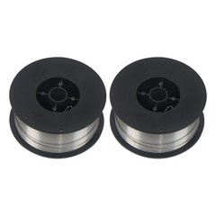 2 Pack E71T-GS 0.030Inch (0.8mm) Gasless Flux Core Welding Wire 2lb Roll