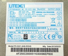 1PCS PS-5221-8AB 250W for Yuanxing LITEON power supply