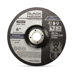 5 Pack – 6″ x 1/4″ x 7/8″ Metal Grinding Wheels T27 Discs for Angle Grinders
