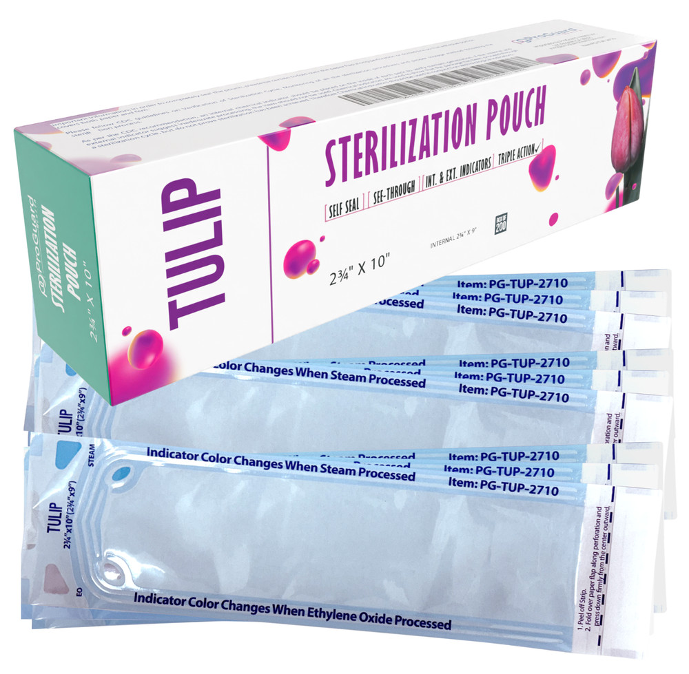 200 Sterilization Pouches 2.75″ x 10″ Nail Bags for Sterilizer Sterile Autoclave