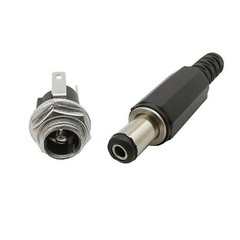 10 PCS MALE BARREL JACK PLUG FEMALE SOCKET PANEL MOUNT DC 12V POWER CONNECTORS