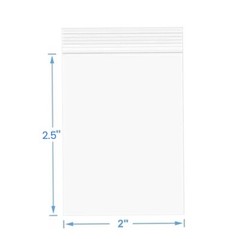 400 Mini Plastic Bags (2 x 2.5″) Resealable, Clear for Candy, Pills, Beads